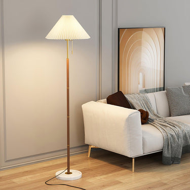 Vintage Pleated Floor Lamp - LUUGAA
