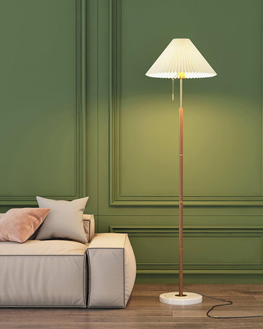 Vintage Pleated Floor Lamp - LUUGAA