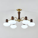Walnut Color Embrace Chandelier - LUUGAA