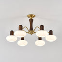 Walnut Color Embrace Chandelier - LUUGAA