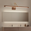 Walnut Color Linear Adjustable Wall Light - LUUGAA