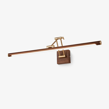 Walnut Color Linear Adjustable Wall Light - LUUGAA