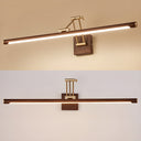 Walnut Color Linear Adjustable Wall Light - LUUGAA