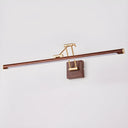 Walnut Color Linear Adjustable Wall Light - LUUGAA