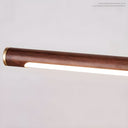 Walnut Color Linear Adjustable Wall Light - LUUGAA