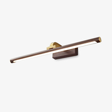 Walnut Color Linear LED Wall Light - LUUGAA