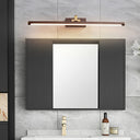 Walnut Color Linear LED Wall Light - LUUGAA
