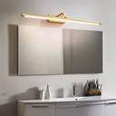 Walnut Color Linear LED Wall Light - LUUGAA