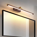 Walnut Color Linear LED Wall Light - LUUGAA