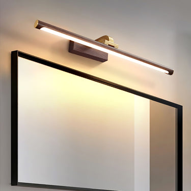 Walnut Color Linear LED Wall Light - LUUGAA