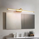 Walnut Color Linear LED Wall Light - LUUGAA