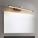 Walnut Color Linear LED Wall Light - LUUGAA