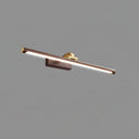 Walnut Color Linear LED Wall Light - LUUGAA