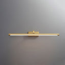 Walnut Color Linear LED Wall Light - LUUGAA