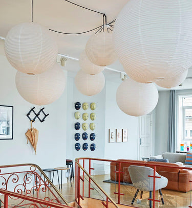 Washi Paper Pendant Light Model A - LUUGAA