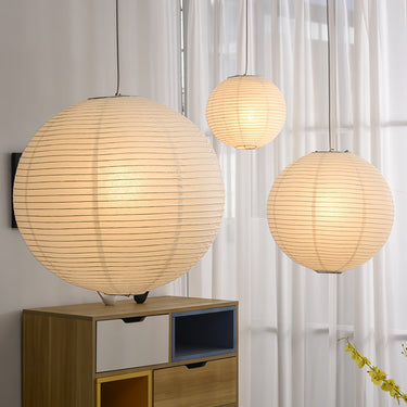 Washi Paper Pendant Light Model A - LUUGAA