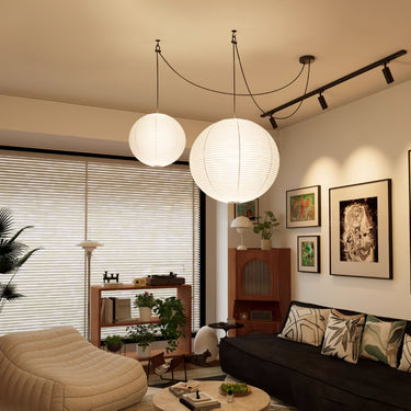 Washi Paper Pendant Light Model A - LUUGAA