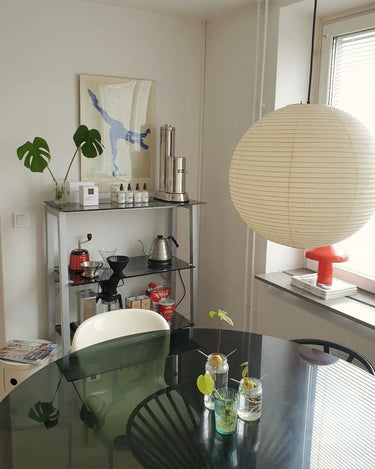 Washi Paper Pendant Light Model A - LUUGAA