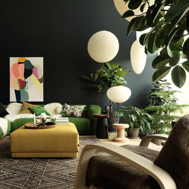 Washi Paper Pendant Light Model A - LUUGAA