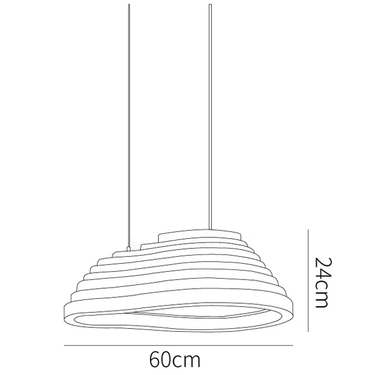 Washi Paper Pendant Light Model A - LUUGAA