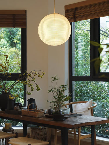 Washi Paper Pendant Light Model A - LUUGAA