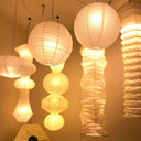 Washi Paper Pendant Light Model A - LUUGAA