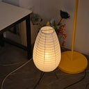 Water Drop Shaped Rice Paper Table Lamp - LUUGAA