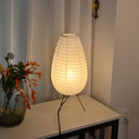 Water Drop Shaped Rice Paper Table Lamp - LUUGAA