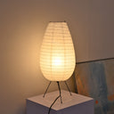 Water Drop Shaped Rice Paper Table Lamp - LUUGAA