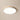 White Round Wooden Ceiling Lamp - LUUGAA