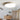 White Round Wooden Ceiling Lamp - LUUGAA