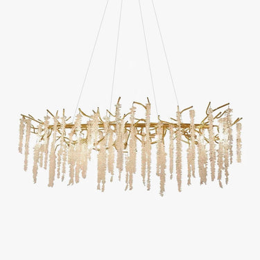 Wisteria Flower Crystal Chandelier - LUUGAA
