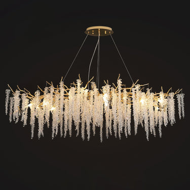Wisteria Flower Crystal Chandelier - LUUGAA