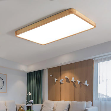 Wooden Geometric Ceiling Light - LUUGAA