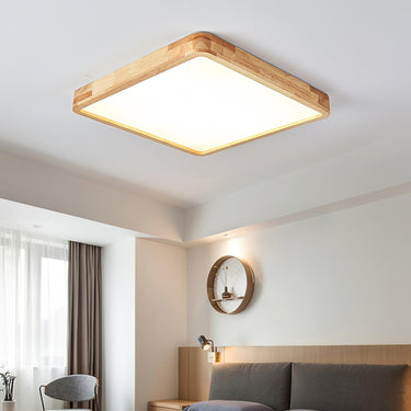 Wooden Geometric Ceiling Light - LUUGAA