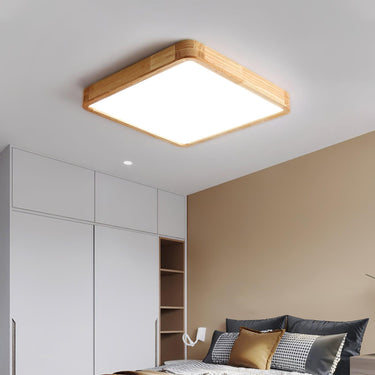Wooden Geometric Ceiling Light - LUUGAA
