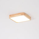 Wooden Geometric Ceiling Light - LUUGAA