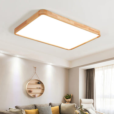 Wooden Geometric Ceiling Light - LUUGAA