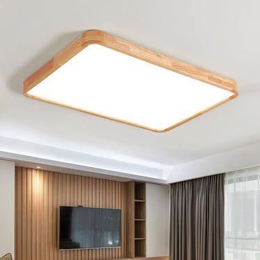 Wooden Geometric Ceiling Light - LUUGAA