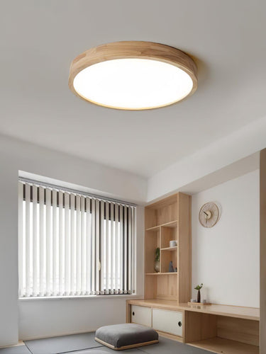 Wooden Geometric Ceiling Light - LUUGAA
