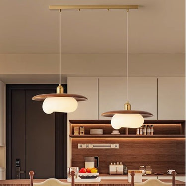 Wooden Orb Pendant Light - LUUGAA